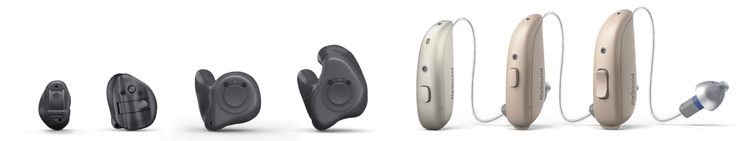 Resound Savi hearing aids including custom models